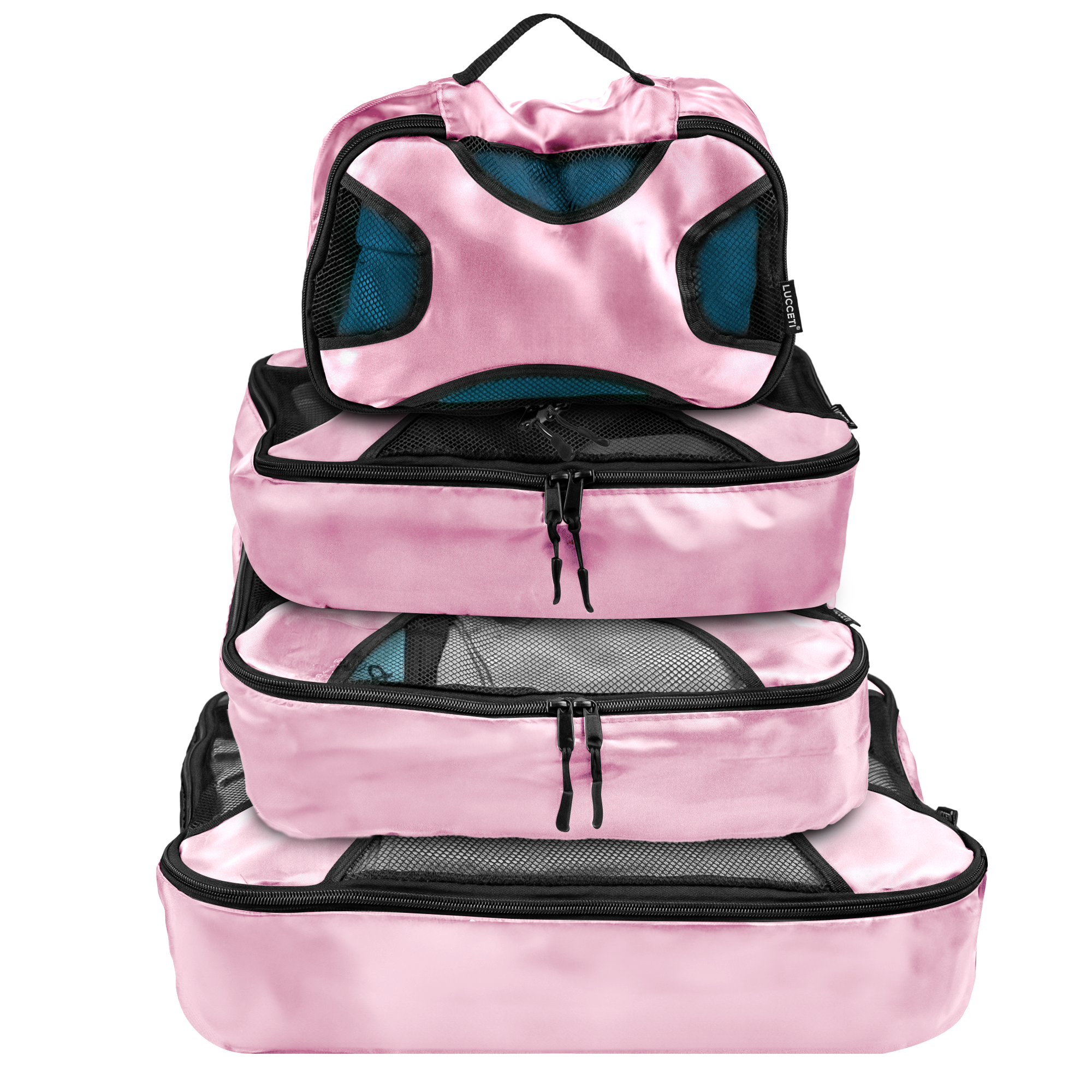 Packing Cubes - Koffer Organizer Set - 4 Delige Set - Voor Koffer en Backpack - Roze