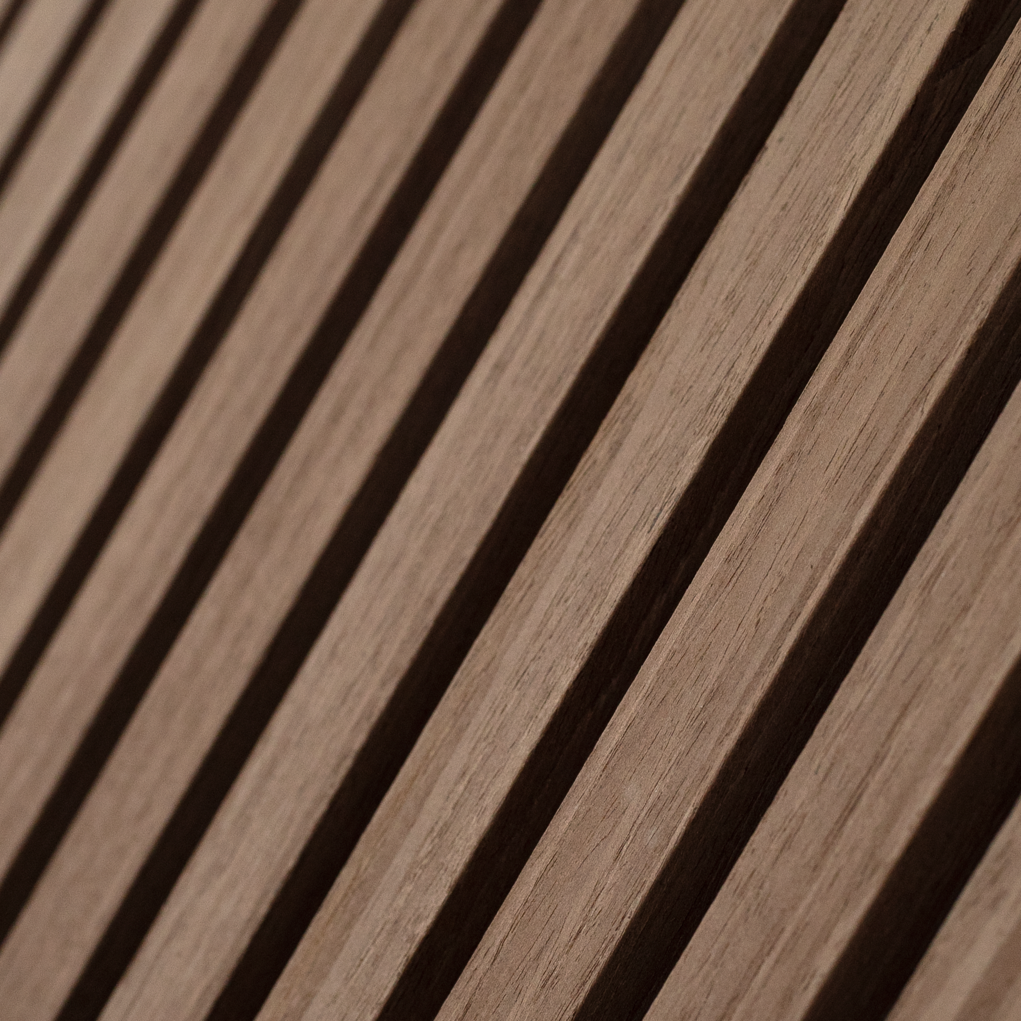 Akupanel - Eiken Mokka - 270 x 60 cm - Lattenwand - Akoestische wandpanelen