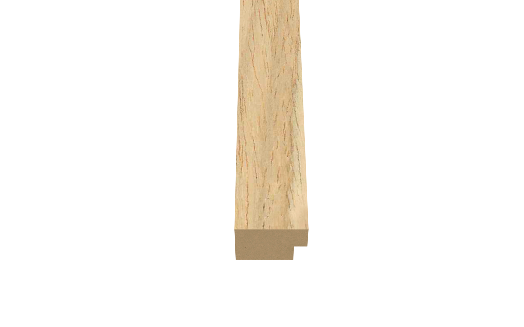 Eindlat Naturel - Afwerklijst - Afwerklat - 270 cm