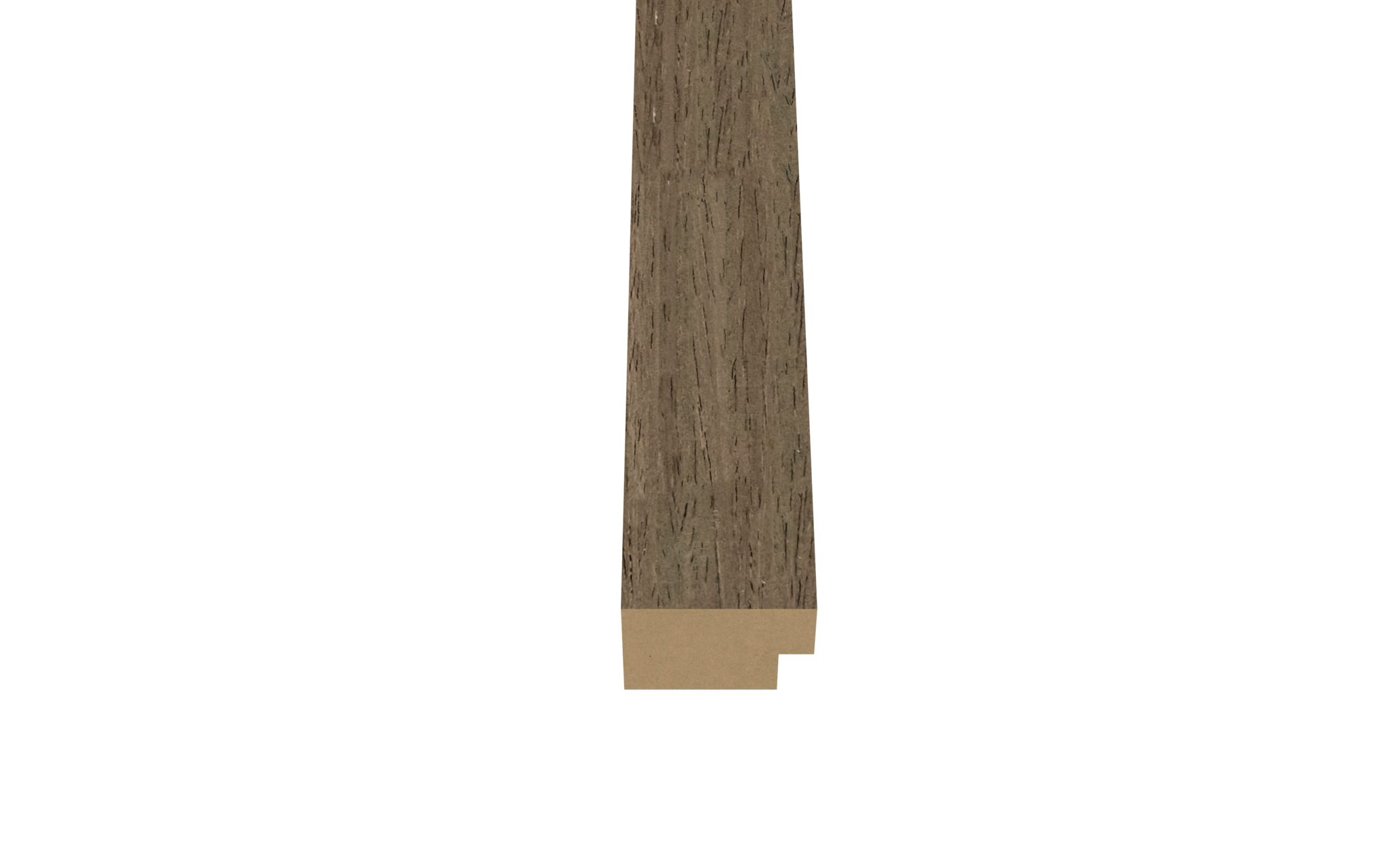 Eindlat Walnoot - Afwerklijst - Afwerklat - 270 cm