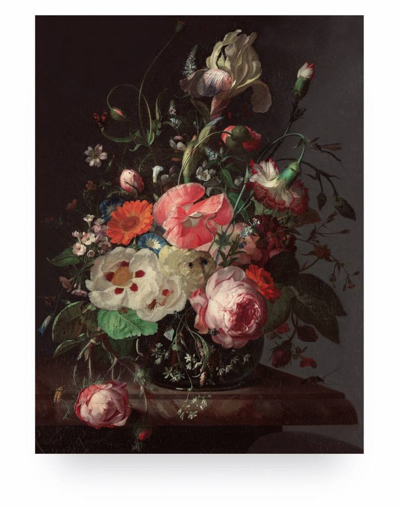 Prints auf Holz, Golden Age Flowers, M, 60 x 80 cm - KEK ...