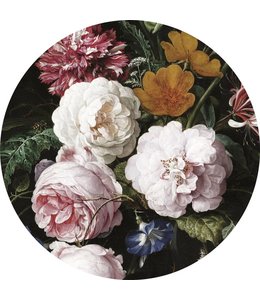 Behangcirkel Golden Age Flowers