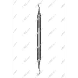 Tandreiniger subgingivale reiniging    H 6/7 halfrond