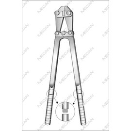 Draadkniptang zijknipper t.e.m 6.0mm hardmetaal 480mm , 130mm , 350mm