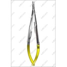 Naaldvoerder Castroviejo  140mm gebogen, micro profiel  met slot, TC