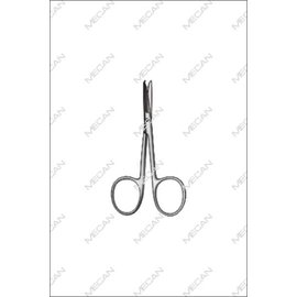 Ligatuurschaar Spencer fino 90mm gebogen