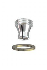 ALPHADENT NV OL 0895 TI - CEKA AXIAL REVERSE M3: Matrize zum Einkleben in Stiftwurzelkappen oder in Stegkonstruktionen. Patrize zur Verankerung in Kunststoff.