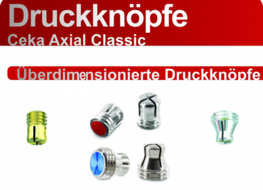 CEKA AXIAL CLASSIC - Überdimensionierte Druckknöpfe