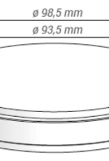 METOXIT Z-CAD® smile - 98.5x14mm