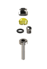 NOBIL METAL 1291 / SF-504-04 - PRECI-CLIX RTI / LV SFE: Matrizengehäuse zum Einpolymerisieren, zementierbarer Titanstift mit ausschraubbarer Patrize