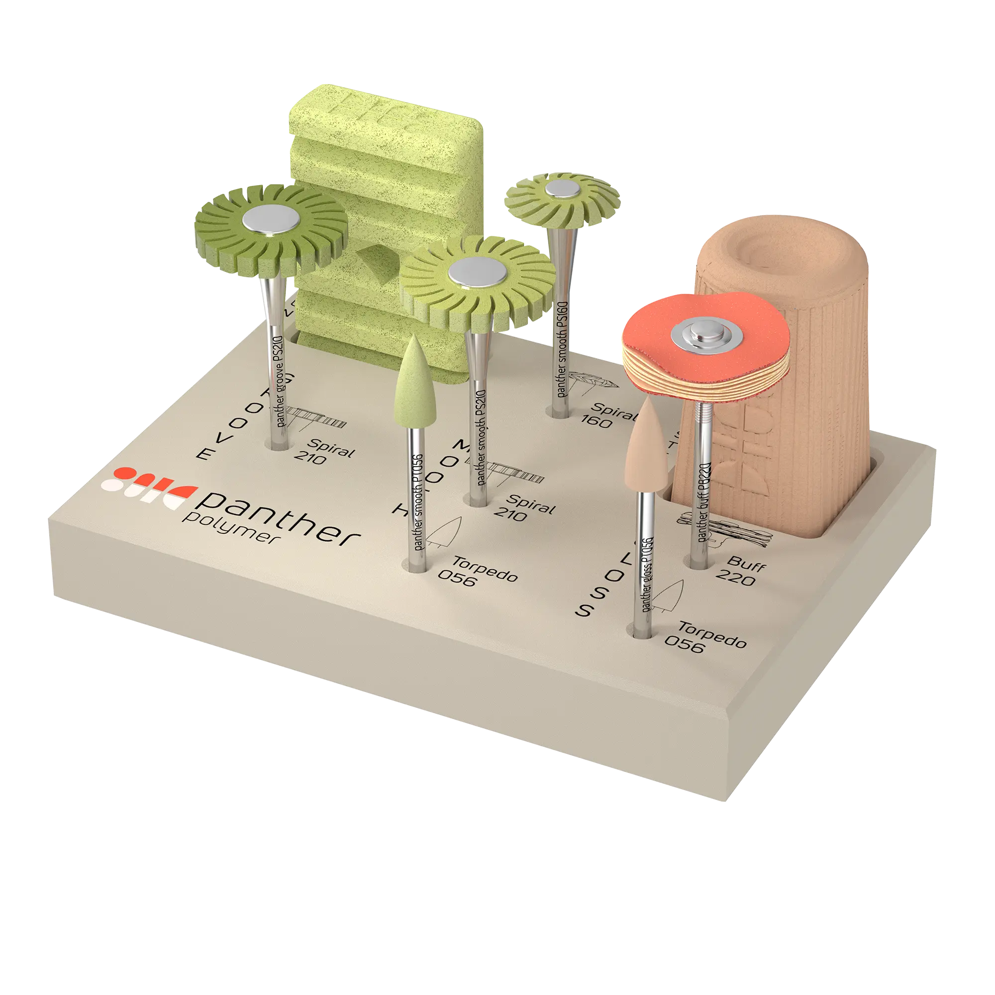 SUN Dental PANTHER polymer Set - Bestell-Nr. 8400-Set