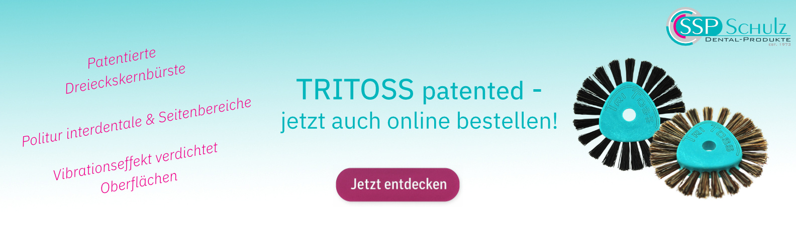 Jetzt auch im Shop erhältlich - TRITOSS patented! 