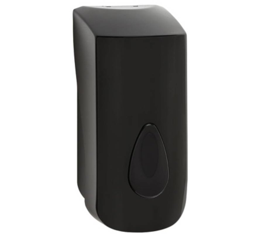 Foamzeepdispenser 900 ml kunststof zwart navulbaar