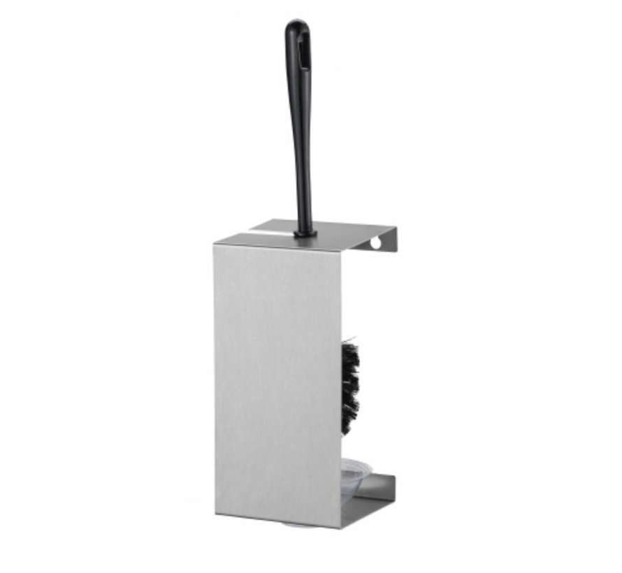 Basicline toiletborstelhouder RVS