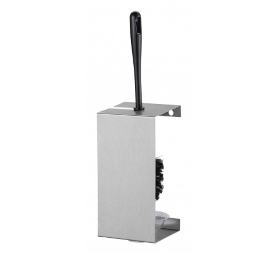 Basicline toiletborstelhouder RVS