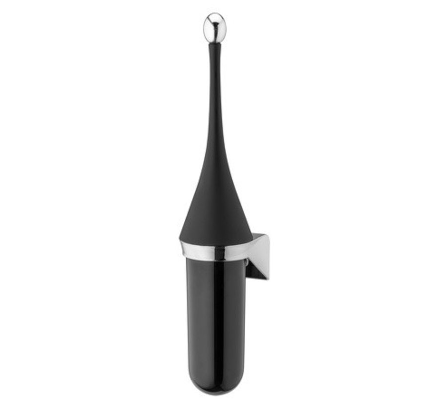 Toilet brush holder black