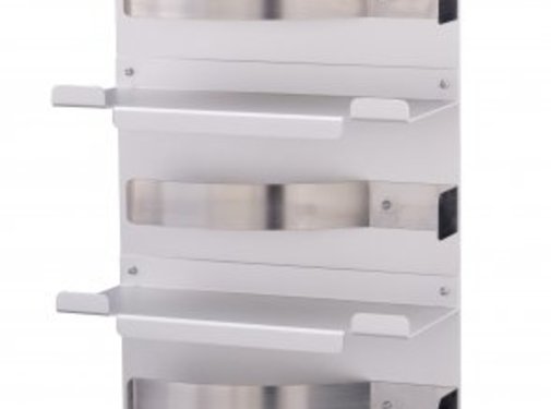 MediQo-line Handschoendispenser trio aluminium