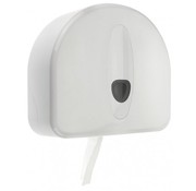 PlastiQline 2020 Jumbo roll dispenser mini + rest roll plastic white
