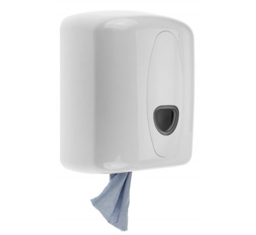 PlastiQline 2020 Cleaning roll dispenser midi plastic white