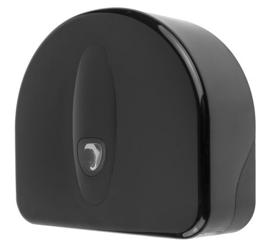 Distributeur de rouleaux jumbo mini + support en plastique noir