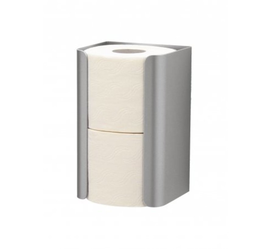 Porte rouleau de rechange duo aluminium