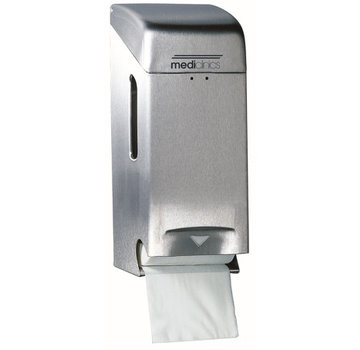 Mediclinics 2-roll holder stainless steel