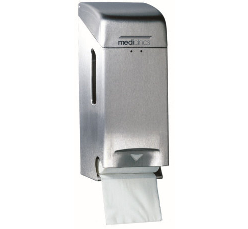 Mediclinics 2-roll holder stainless steel