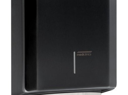 Mediclinics Hand towel dispenser black