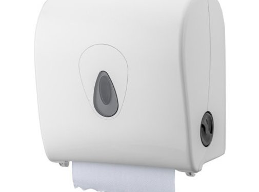 PlastiQline Handdoekroldispenser kunststof wit mini