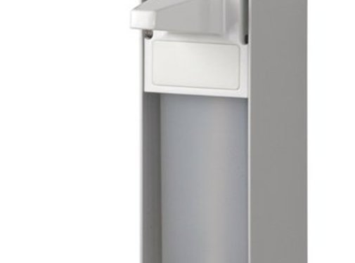 MediQo-line Zeep- & desinfectiemiddeldispenser 500 ml LB aluminium - ingo-man versie