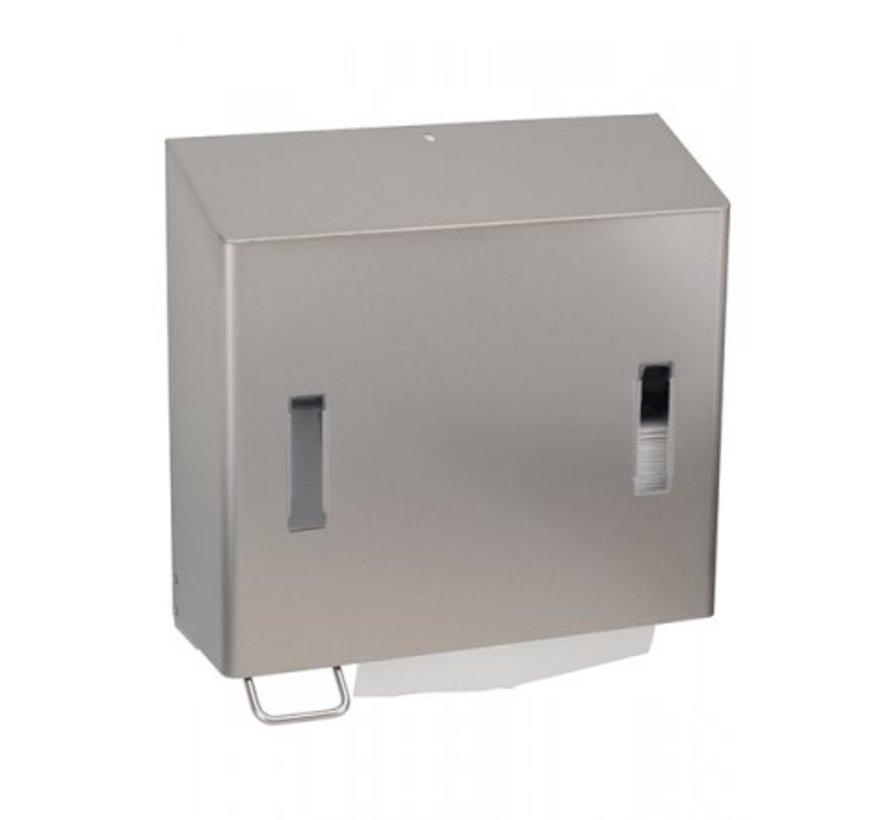 Combinatiedispenser zeep- & handdoekdispenser