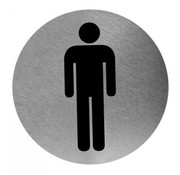 Mediclinics Pictogram man stainless steel