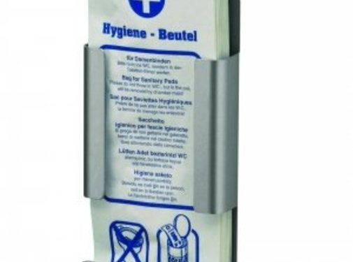 MediQo-line Hygiene bag dispenser aluminum