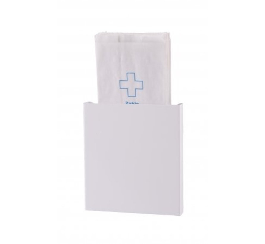 Hygiene bag dispenser white