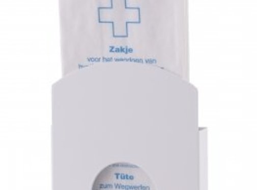 Dutch Bins Hygiene bag holder white