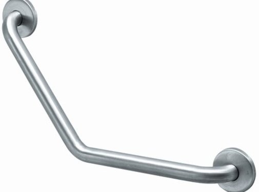 MediQo-line Angled bar stainless steel with angle of 130?