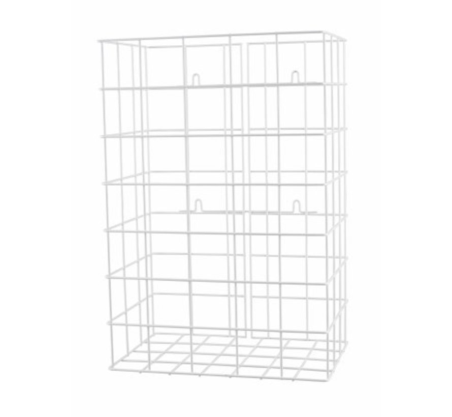 Corbeille à papier blanche 26 litres