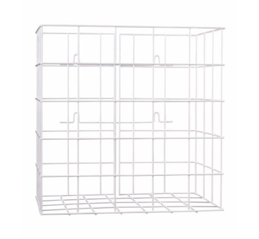 Waste container white 18 liters