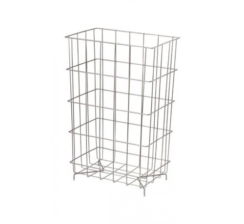 MediQo-line Corbeille à papier inox 60 litres