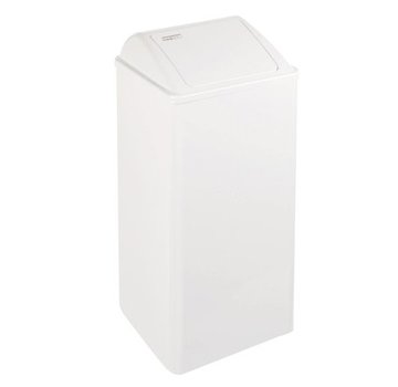 Mediclinics Poubelle fermée 80 litres blanc