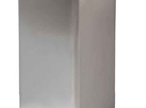 Mediclinics Waste bin closed 80 liters stainless steel