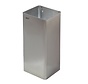 Mediclinics afvalbak open RVS 80 liter