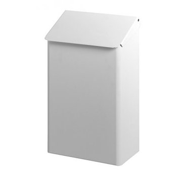 Dutch Bins Waste bin 7 liters stainless steel white