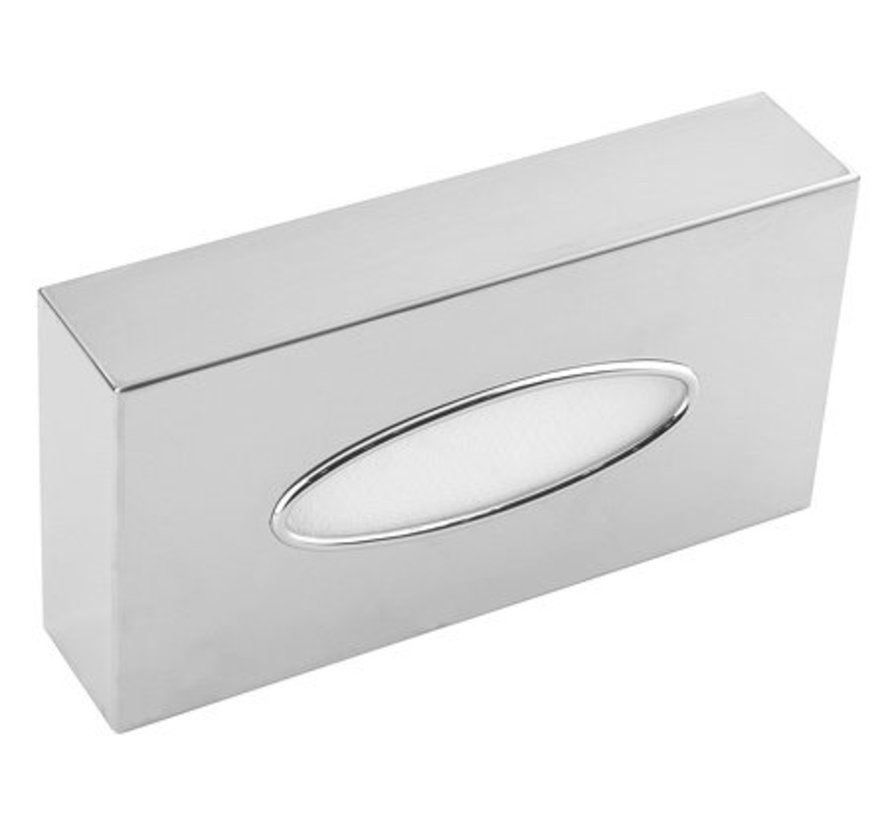 Facial tissue dispenser high gloss