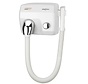 Hair dryer push button white with hose