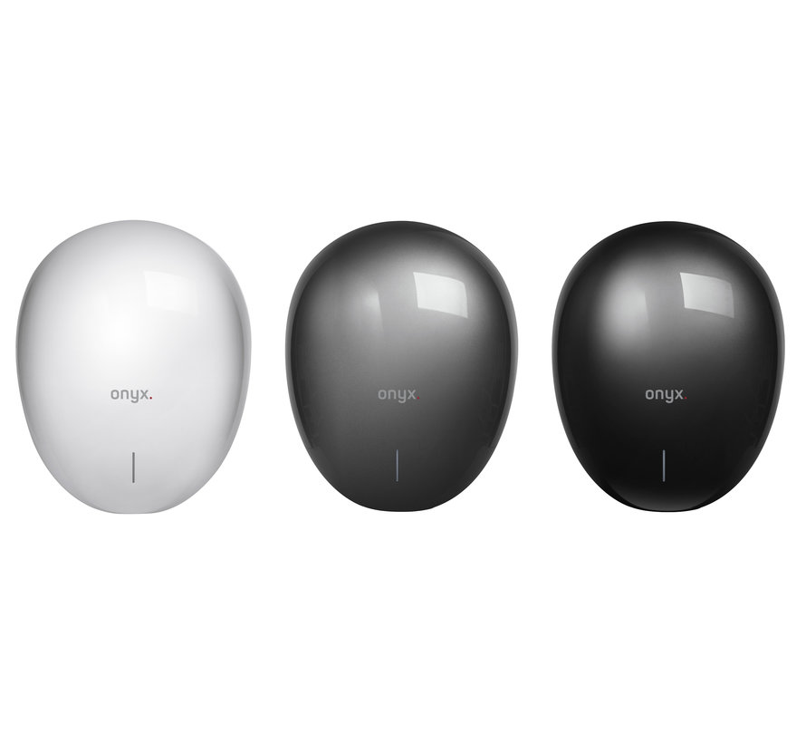 Pebble sèche-mains blanc nacré