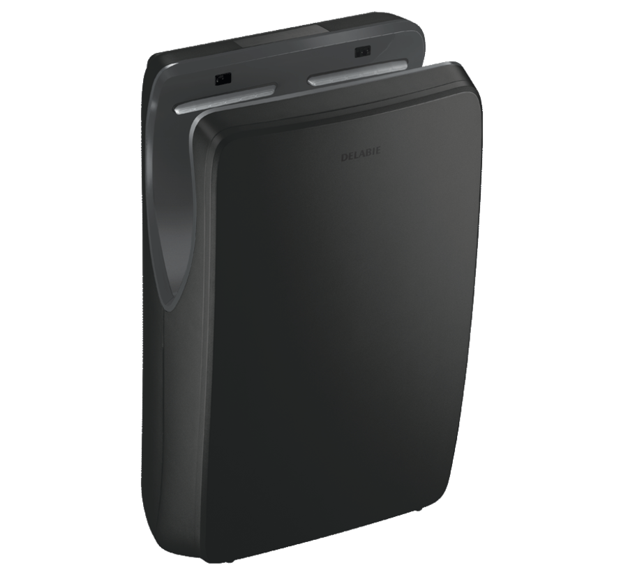 Delabie Speedjet 2 hands-in handdroger mat zwart