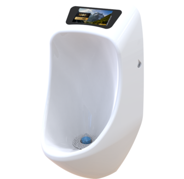 Urimat Eco video urinoir met LCD 6,5 inch