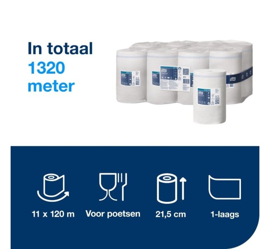 Rouleau de nettoyage essuyant mini 1 couche - 100130