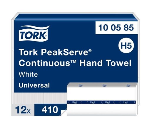 Tork Serviette continue PeakServe 1 couche blanche H5 universelle - 100585